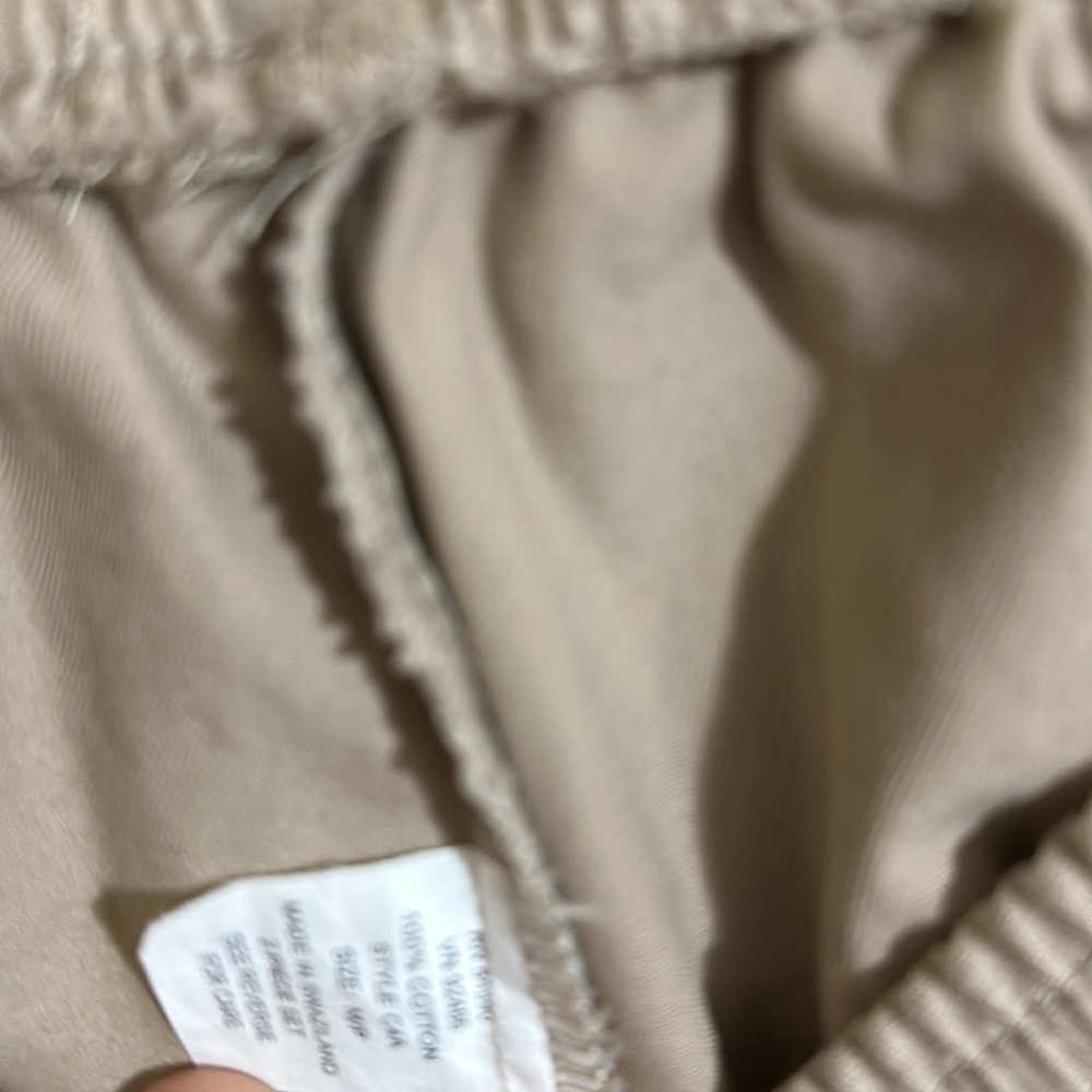 Vintage Adrian Delafield for Haband Beige Embroidered Pantsuit - Picture 6 of 8